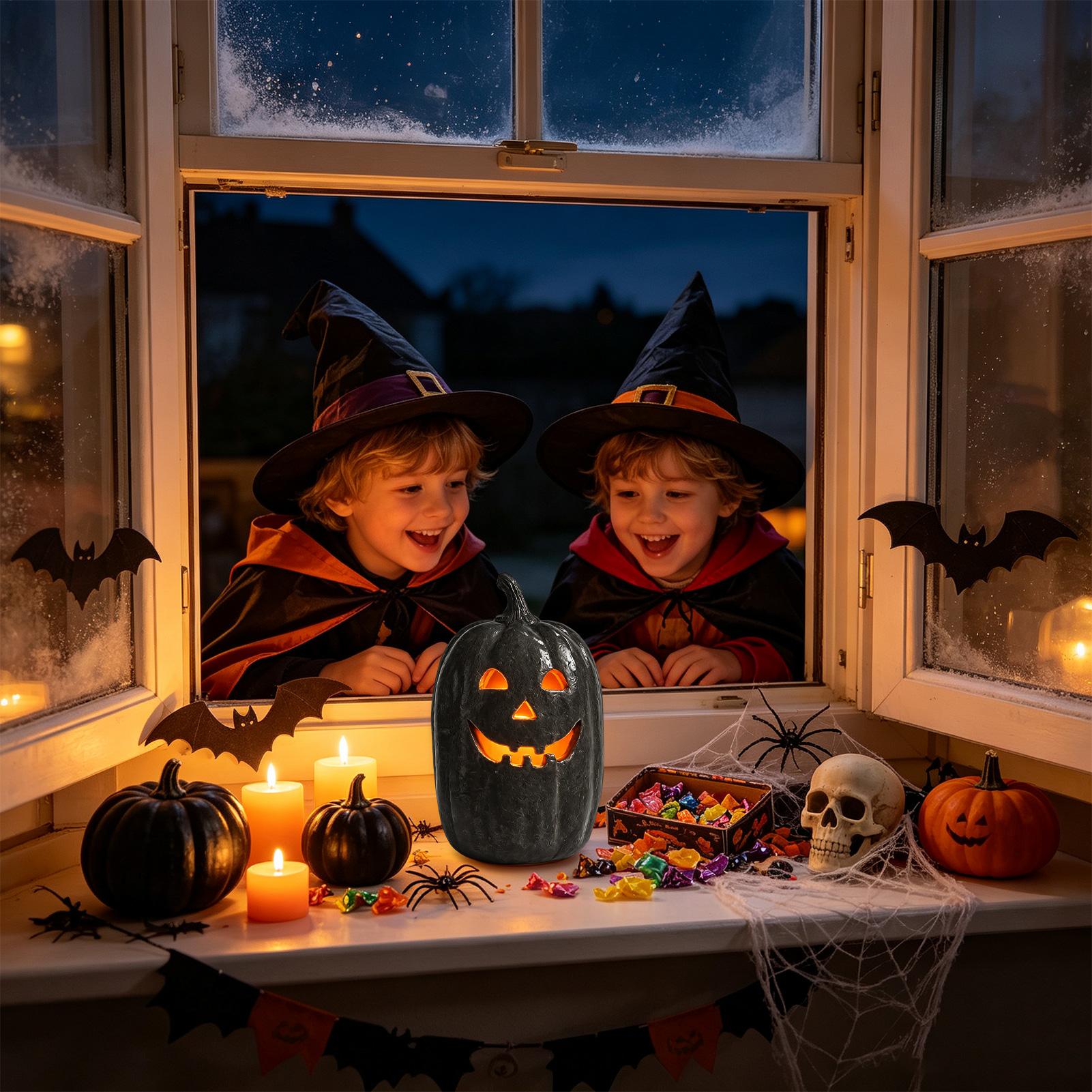 할로윈 호박 공예품 레진 호박 수제 랜턴 장식 할로윈  - Pumpkin Lantern Halloween 리뷰 및 가격