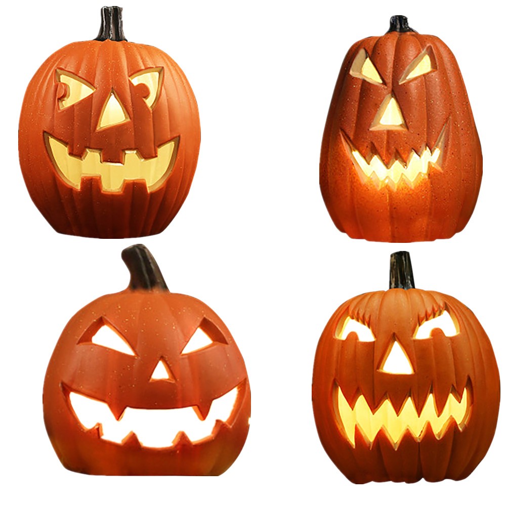할로윈 Led 호박 랜턴 빛나는 호박 장식 플라스틱 조 - Halloween Pumpkin Decor Led 리뷰 및 가격