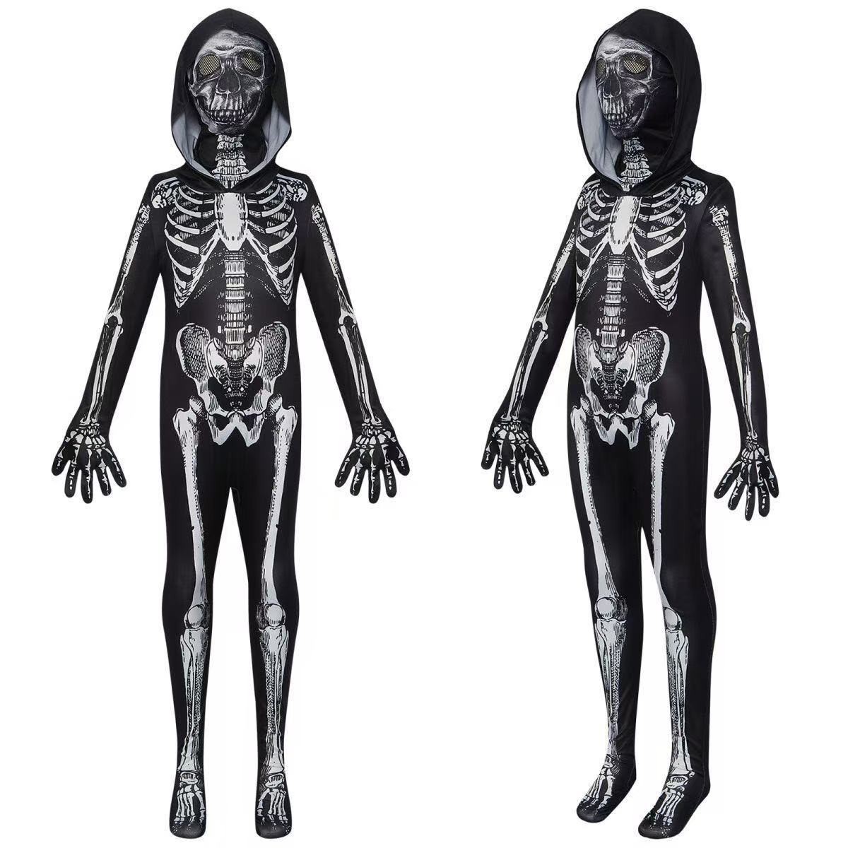 어린이 할로윈 무서운 해골 의상 어린이 전신 데스 점프 - Halloween Costume Kids 리뷰 및 가격