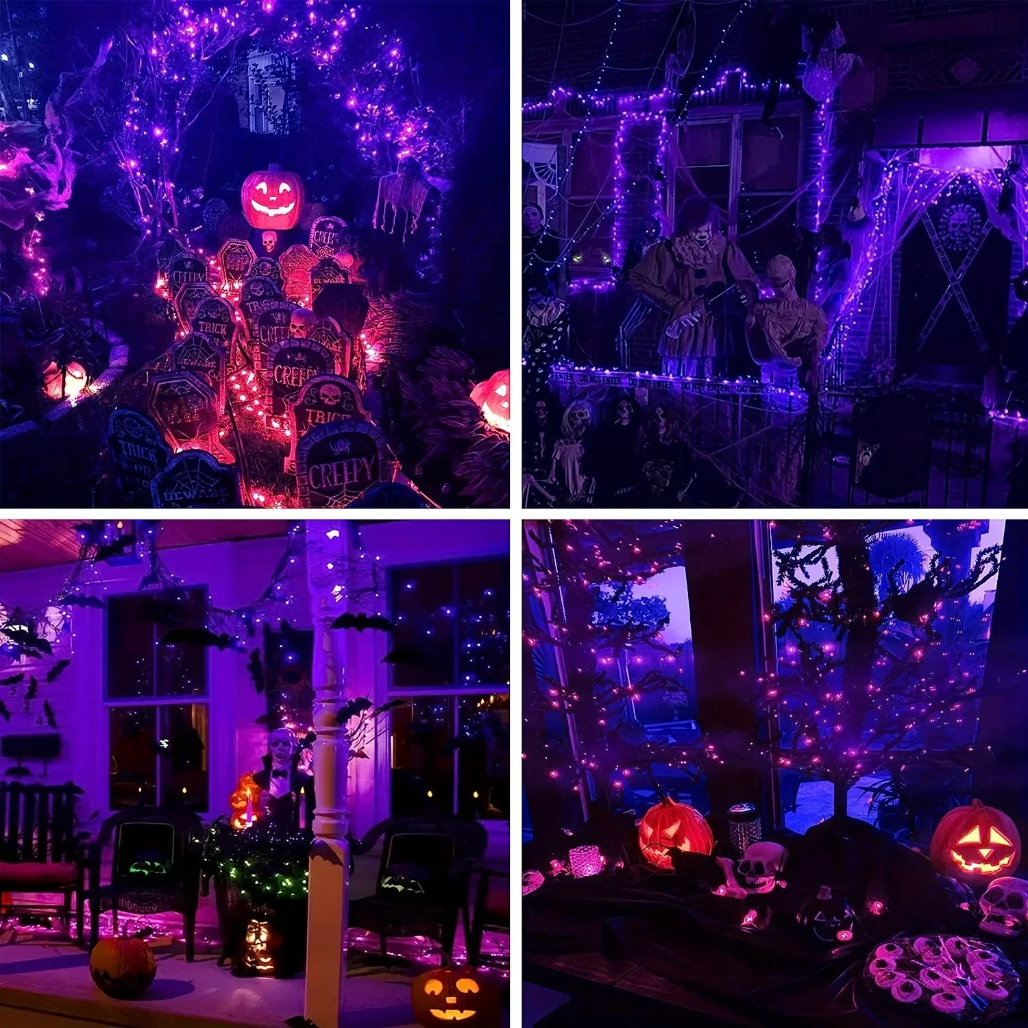 10-120M 구리 와이어 문자열 조명 할로윈 보라색  - Halloween Led String Lights Orange 리뷰 및 가격
