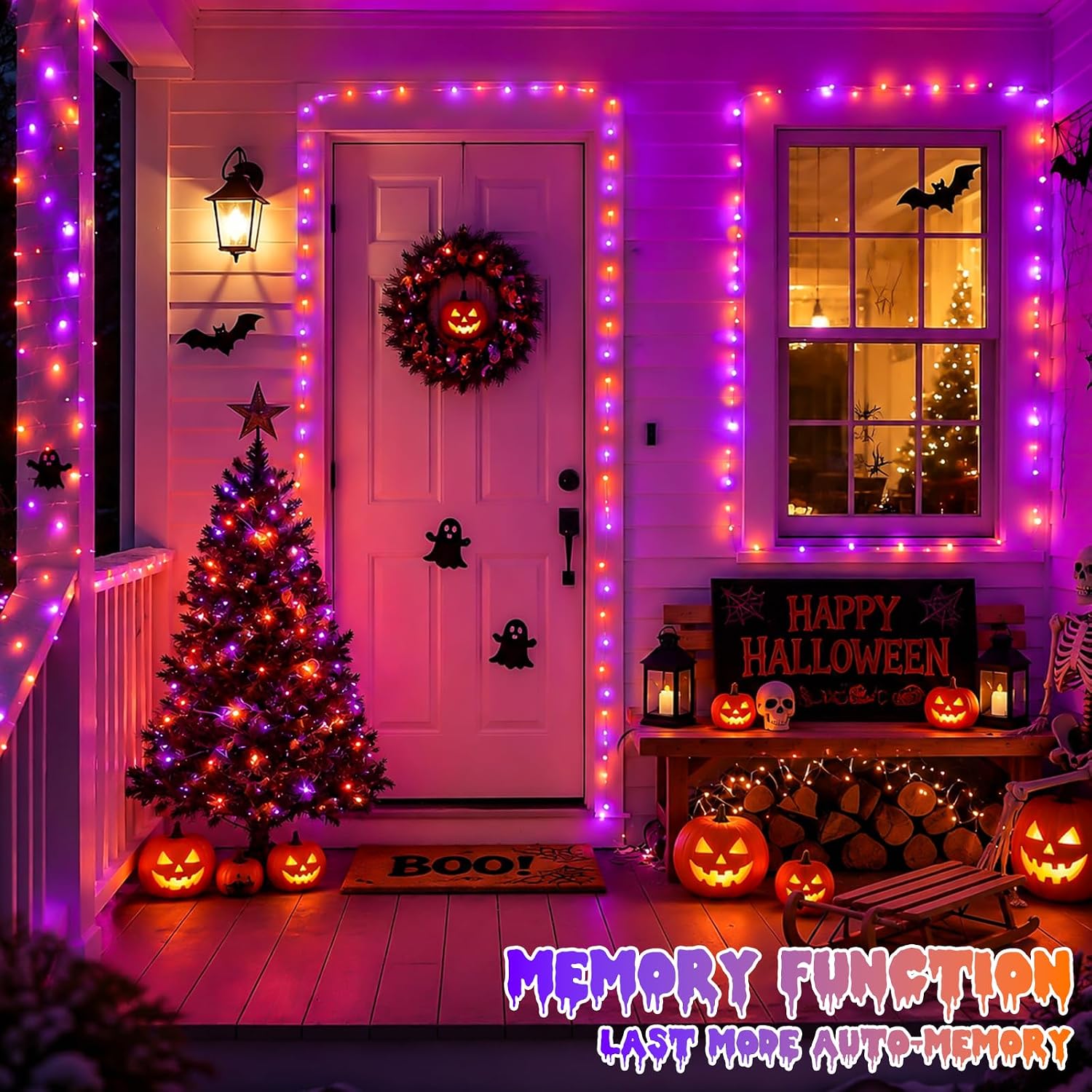 할로윈 LED 태양광 구리 와이어 스트링 조명 야외 방 - Halloween Led String Lights Orange 리뷰 및 가격
