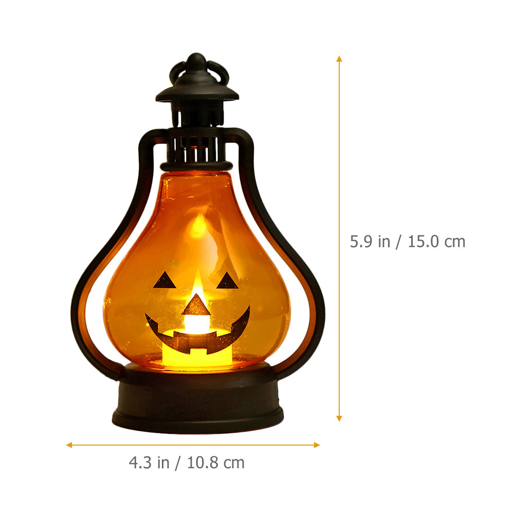 할로윈 장식용 호박 모양 랜턴, 고급 플라스틱 재질,  - Halloween Pumpkin Decor Led 리뷰 및 가격