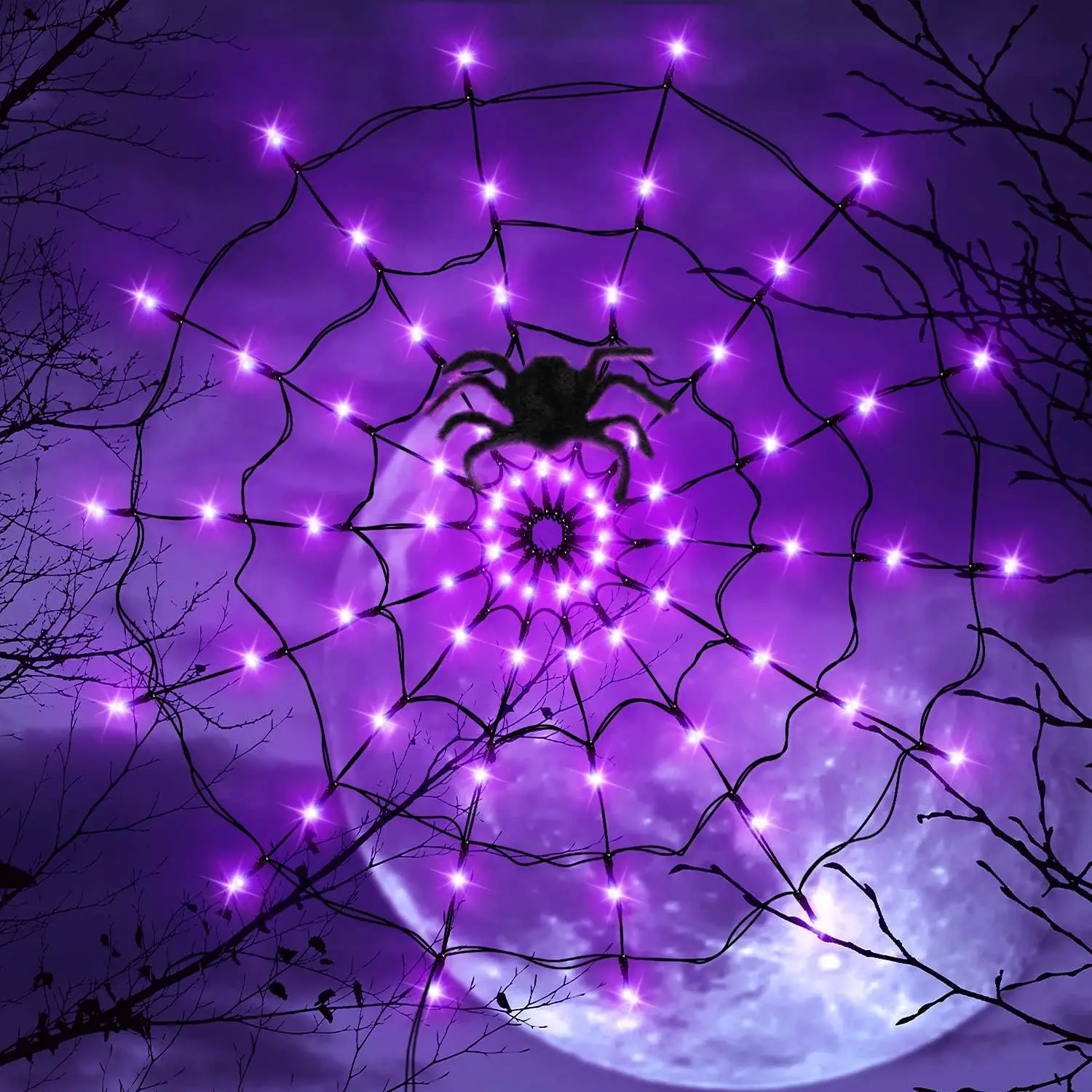 할로윈 LED 스트링 라이트 거미줄 유령 축제 분위기  - Spider Web Halloween Decoration 리뷰 및 가격