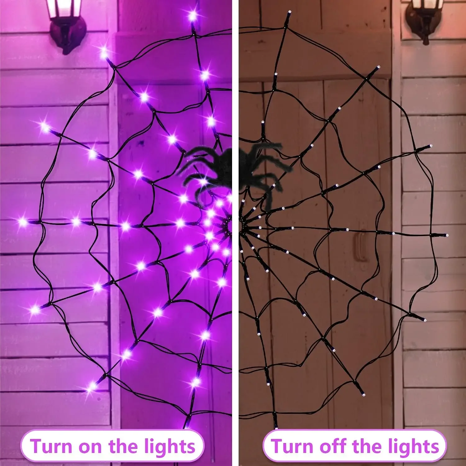 할로윈 LED 스트링 라이트 거미줄 유령 축제 분위기  - Spider Web Halloween Decoration 리뷰 및 가격