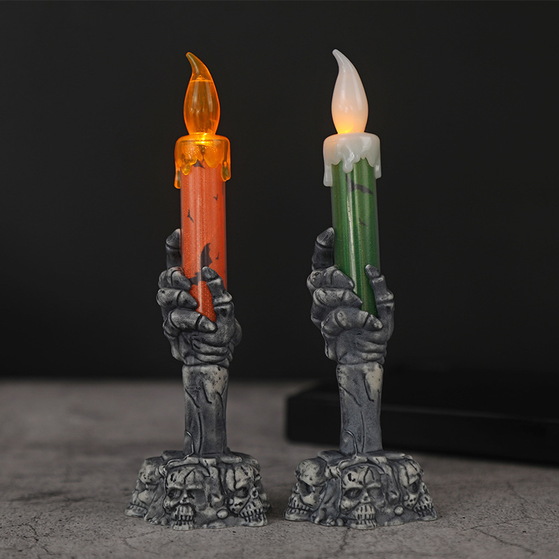 할로윈 LED 유령 캔들 라이트 호박 해골 손 모양 조 - Halloween Pumpkin Decor Led 리뷰 및 가격