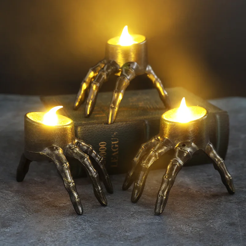 할로윈 휴식 팔 해골 LED 촛불 랜턴, 홈 파티 해골 - Halloween Skeleton Decoration 리뷰 및 가격
