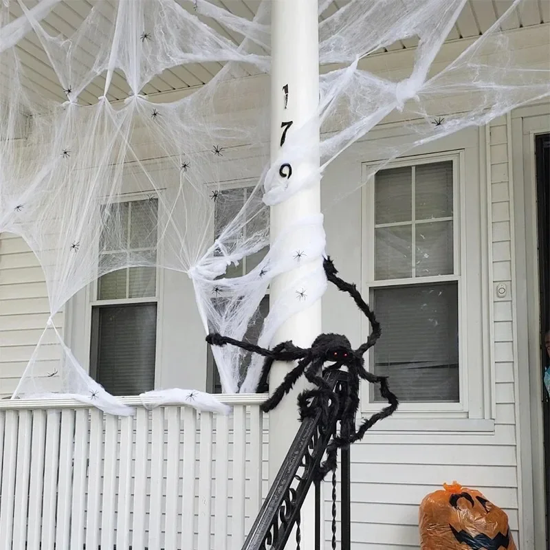 할로윈 분위기를 연출하는 인형 거미 장식 1~2개 세트 - Spider Web Halloween Decoration 리뷰 및 가격