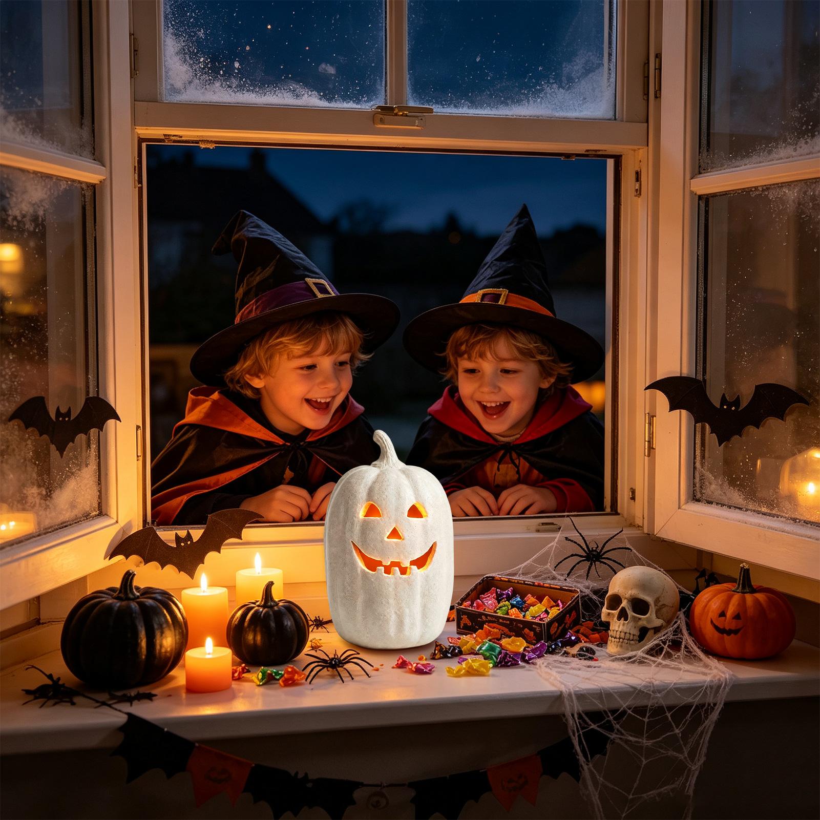 할로윈 호박 장식 레진 호박 수제 랜턴 장식 할로윈 홈 - Pumpkin Lantern Halloween 리뷰 및 가격